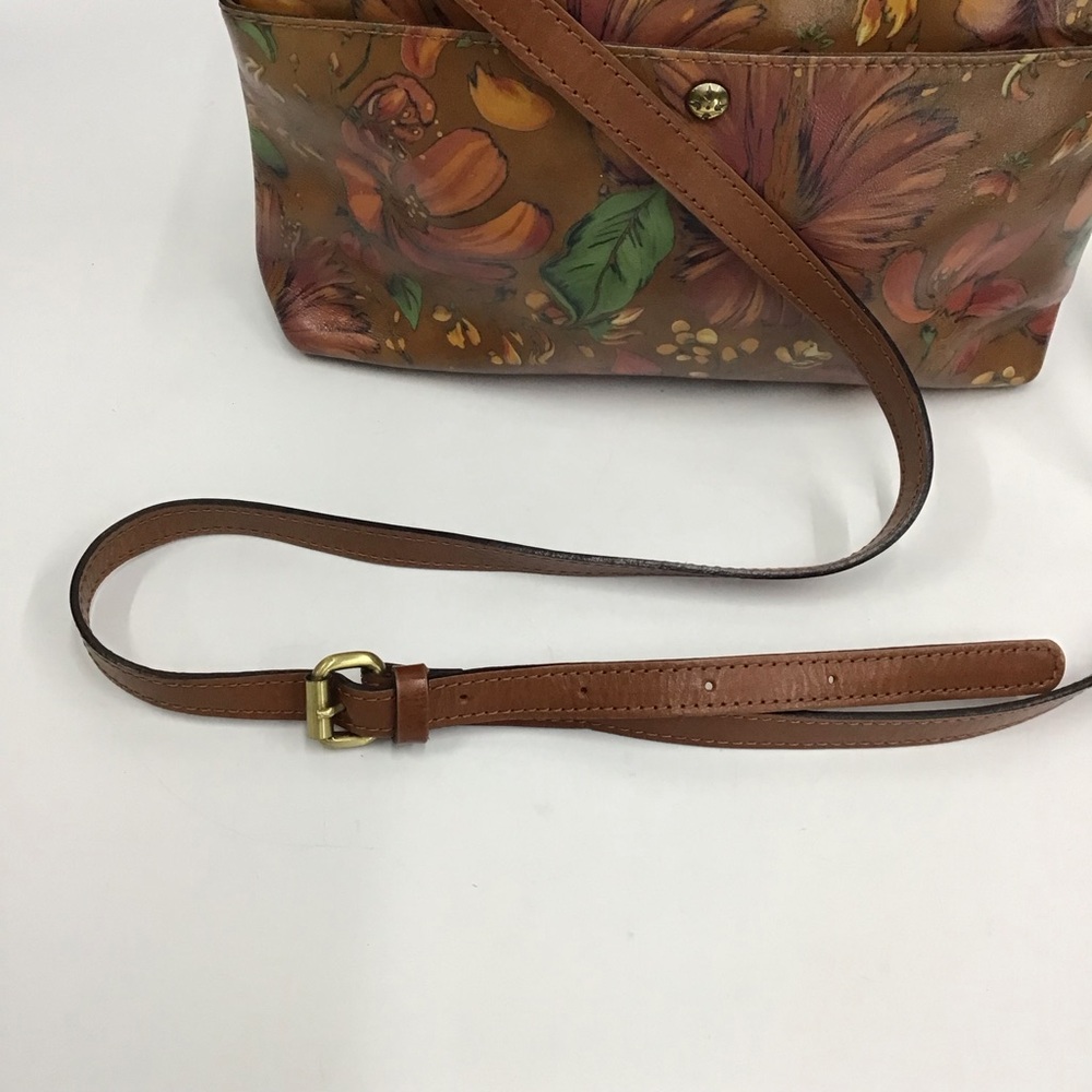Patricia Nash Avellino Floral Leather Crossbody Purse Handbag - Picture 10 of 16